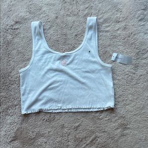 American eagle yin/yang crop top